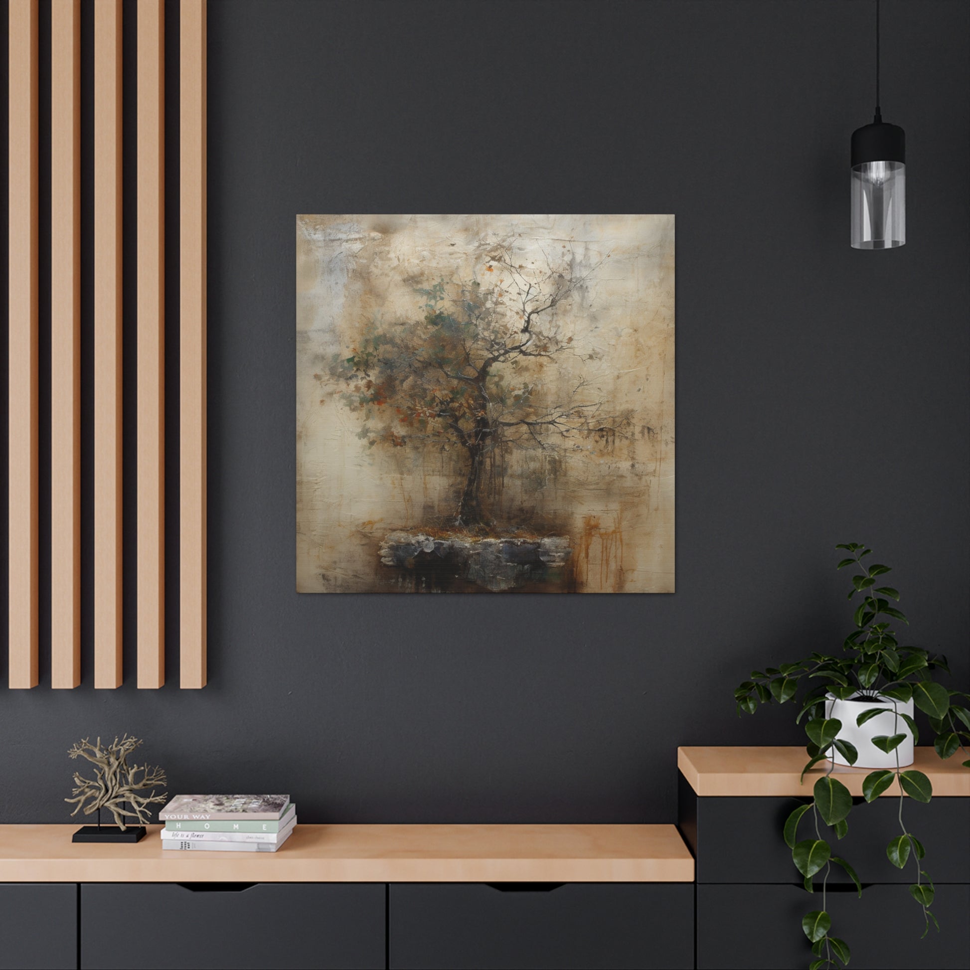 "Wabi Sabi Tree Painting" Wall Art - Weave Got Gifts - Unique Gifts You Won’t Find Anywhere Else!