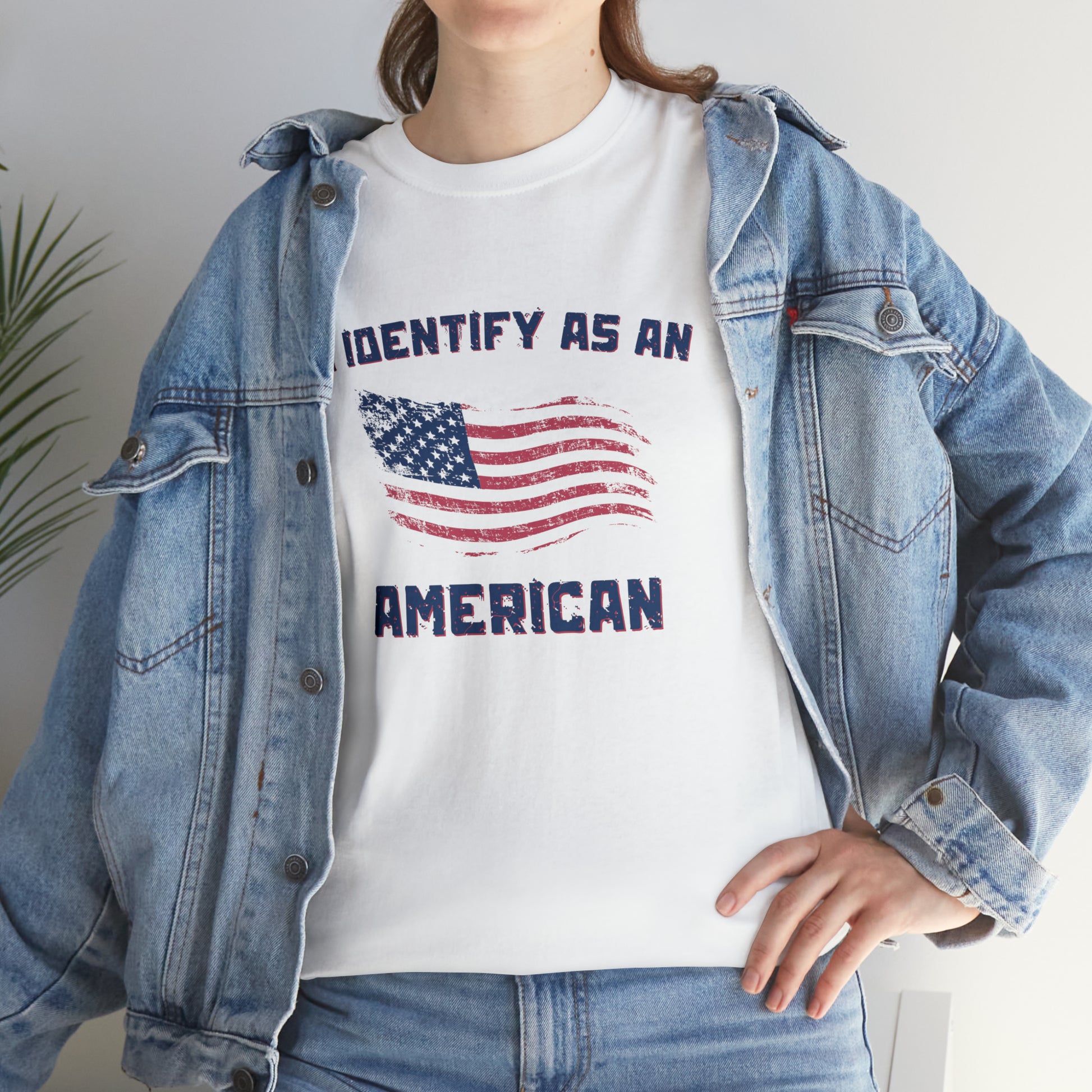 Patriotic t-shirt with American flag graphic for proud Americans
