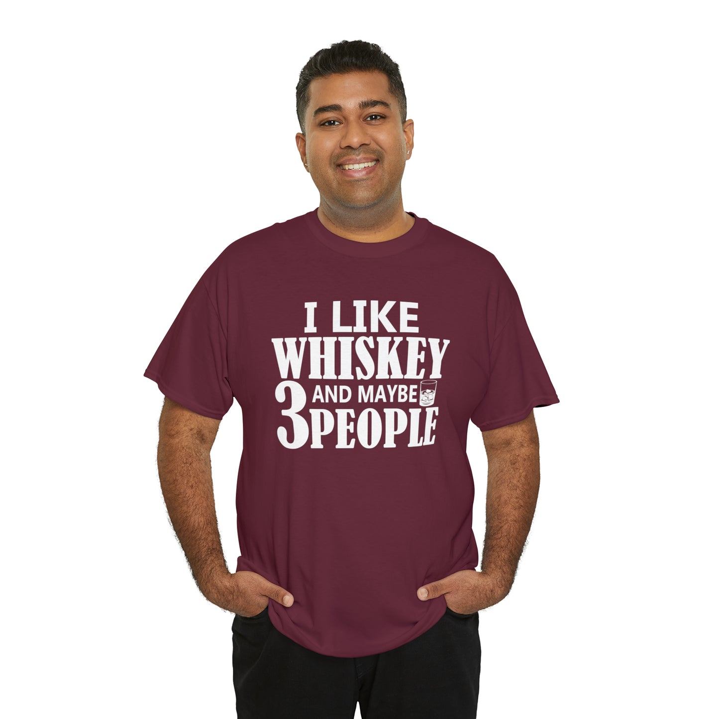 "I Like Whiskey & Like 3 People" T-Shirt - Weave Got Gifts - Unique Gifts You Won’t Find Anywhere Else!