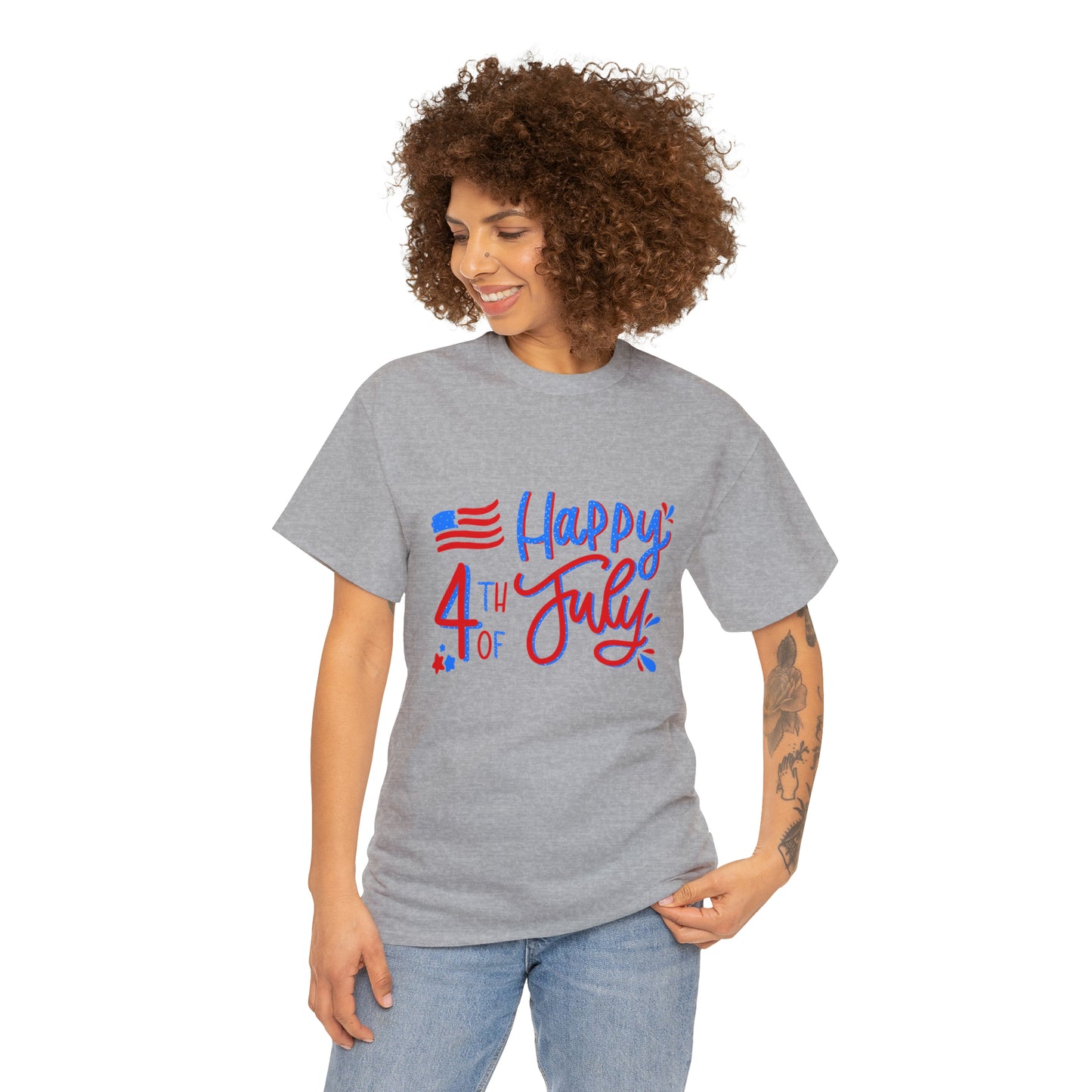 "Happy 4th Of July" T-Shirt - Weave Got Gifts - Unique Gifts You Won’t Find Anywhere Else!