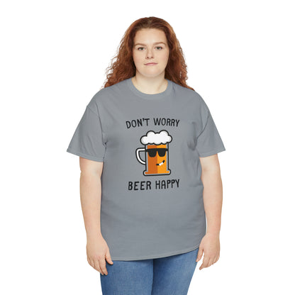 "Don't Worry, Beer Happy" T-Shirt - Weave Got Gifts - Unique Gifts You Won’t Find Anywhere Else!