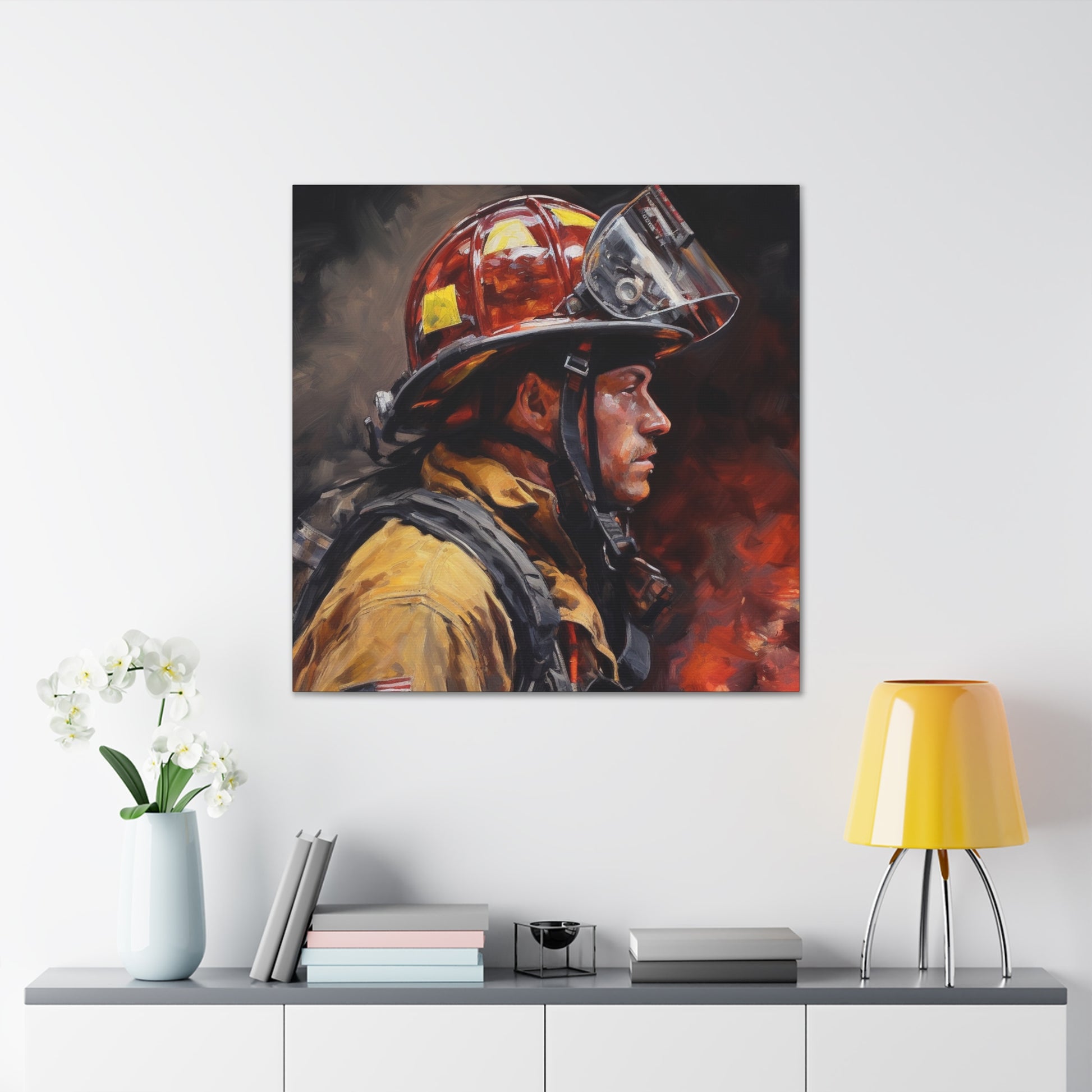 "Firefighter" Hero" Wall Art - Weave Got Gifts - Unique Gifts You Won’t Find Anywhere Else!