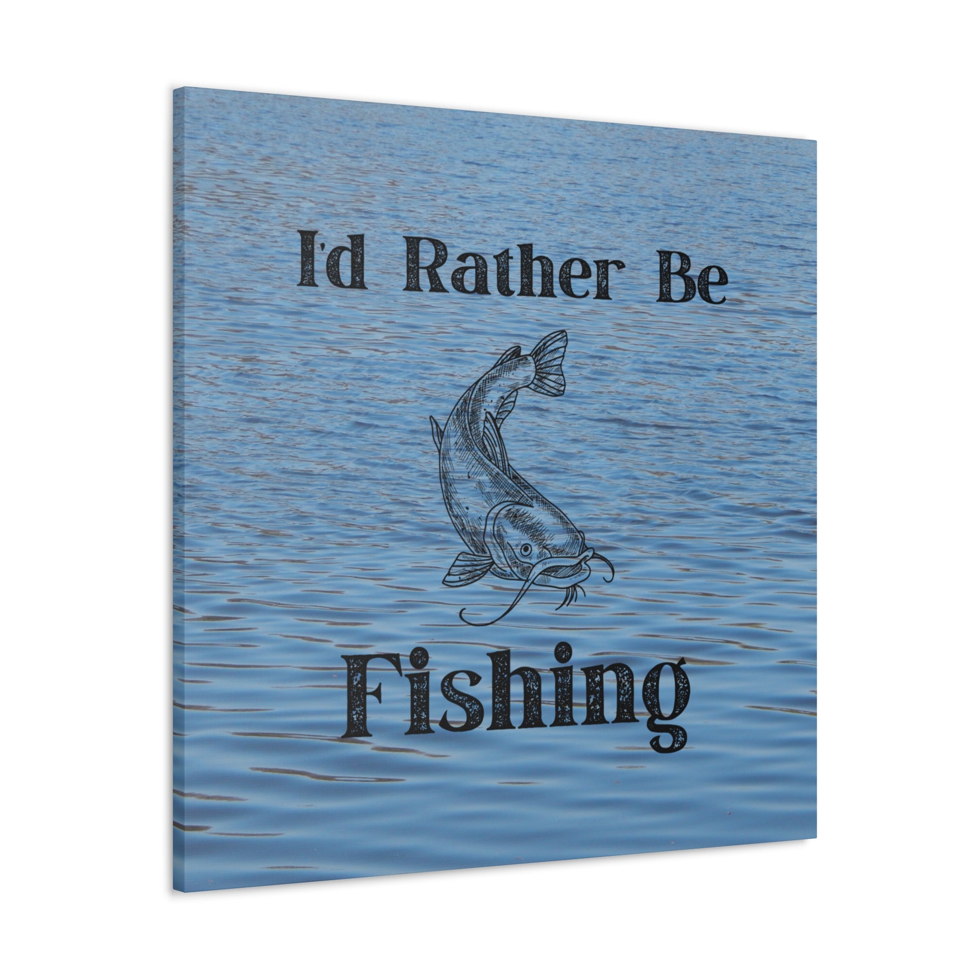 "I'd Rather Be Fishing" Wall Art - Weave Got Gifts - Unique Gifts You Won’t Find Anywhere Else!