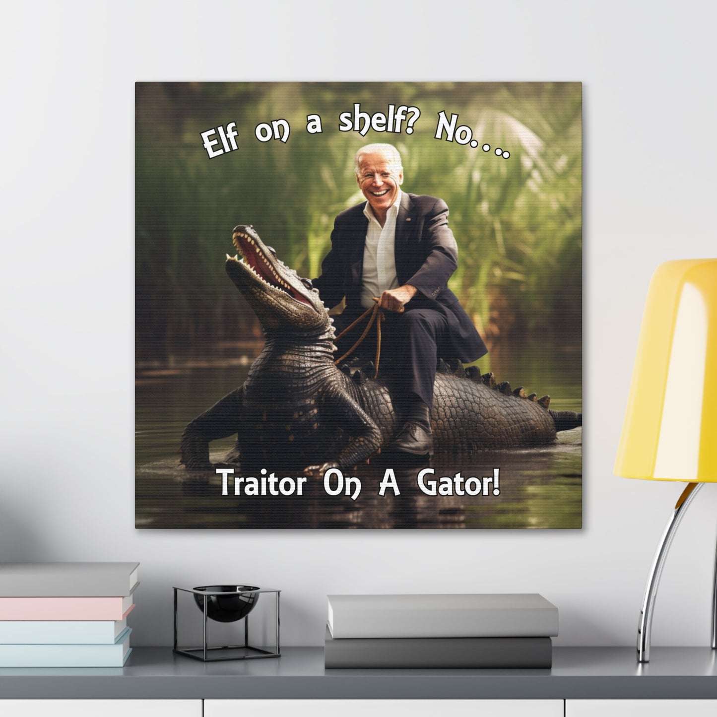 "Traitor On A Gator" Wall Art - Weave Got Gifts - Unique Gifts You Won’t Find Anywhere Else!