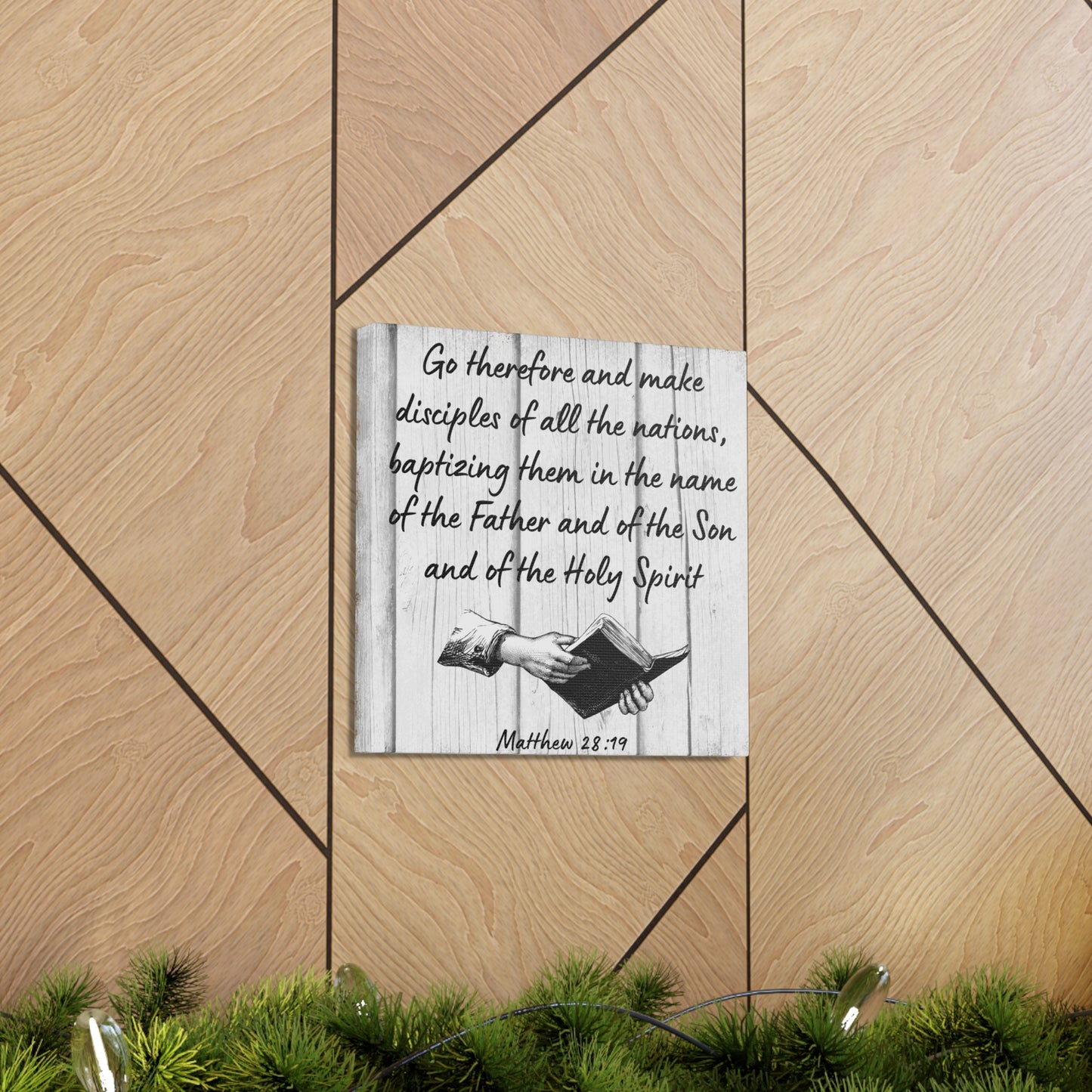 "Go Therefore And Make Disciples" Wall Art - Weave Got Gifts - Unique Gifts You Won’t Find Anywhere Else!