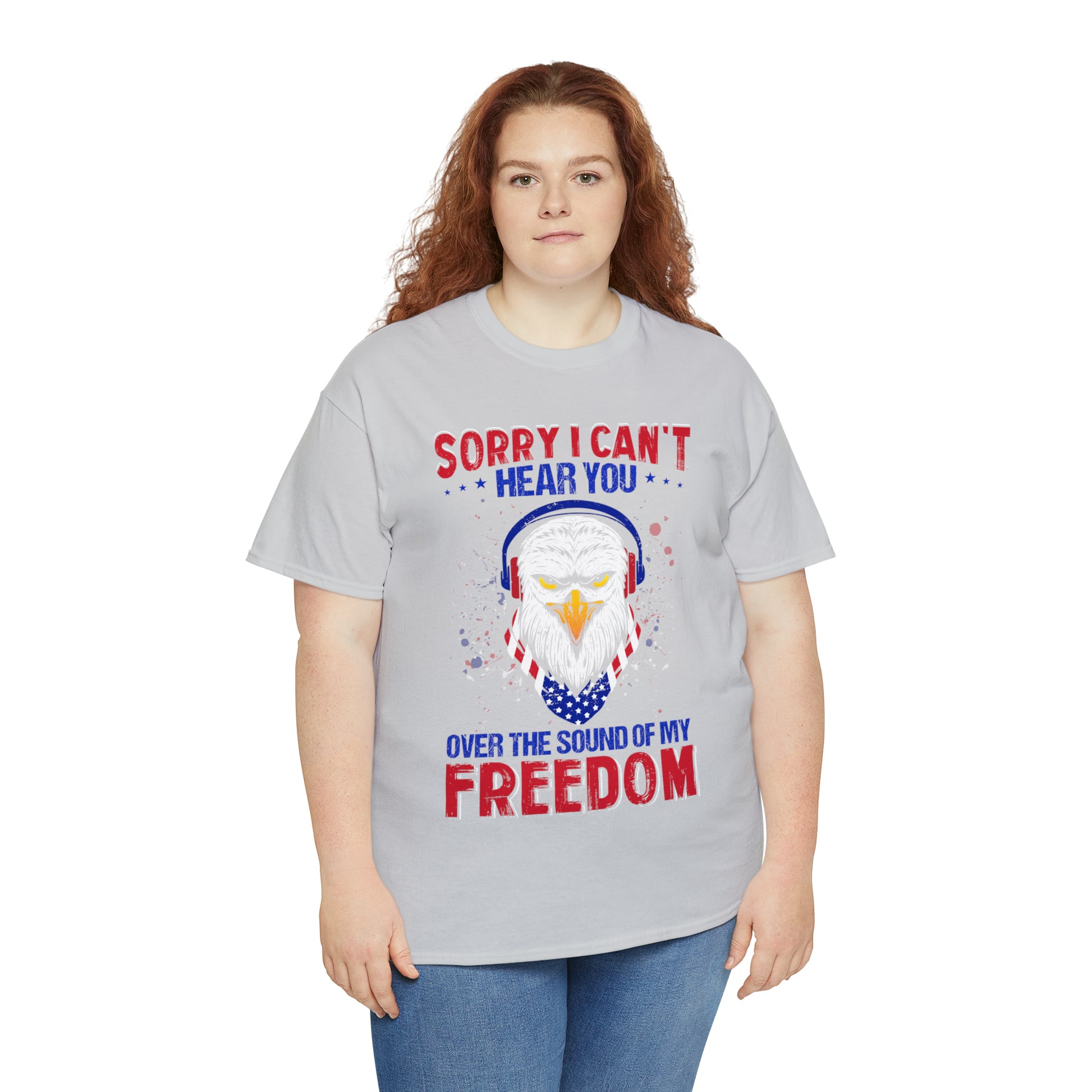 "Can't Hear You Over The Sound Of My Freedom" T-Shirt - Weave Got Gifts - Unique Gifts You Won’t Find Anywhere Else!