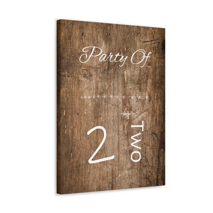 "Party Of 2" Wall Art - Weave Got Gifts - Unique Gifts You Won’t Find Anywhere Else!