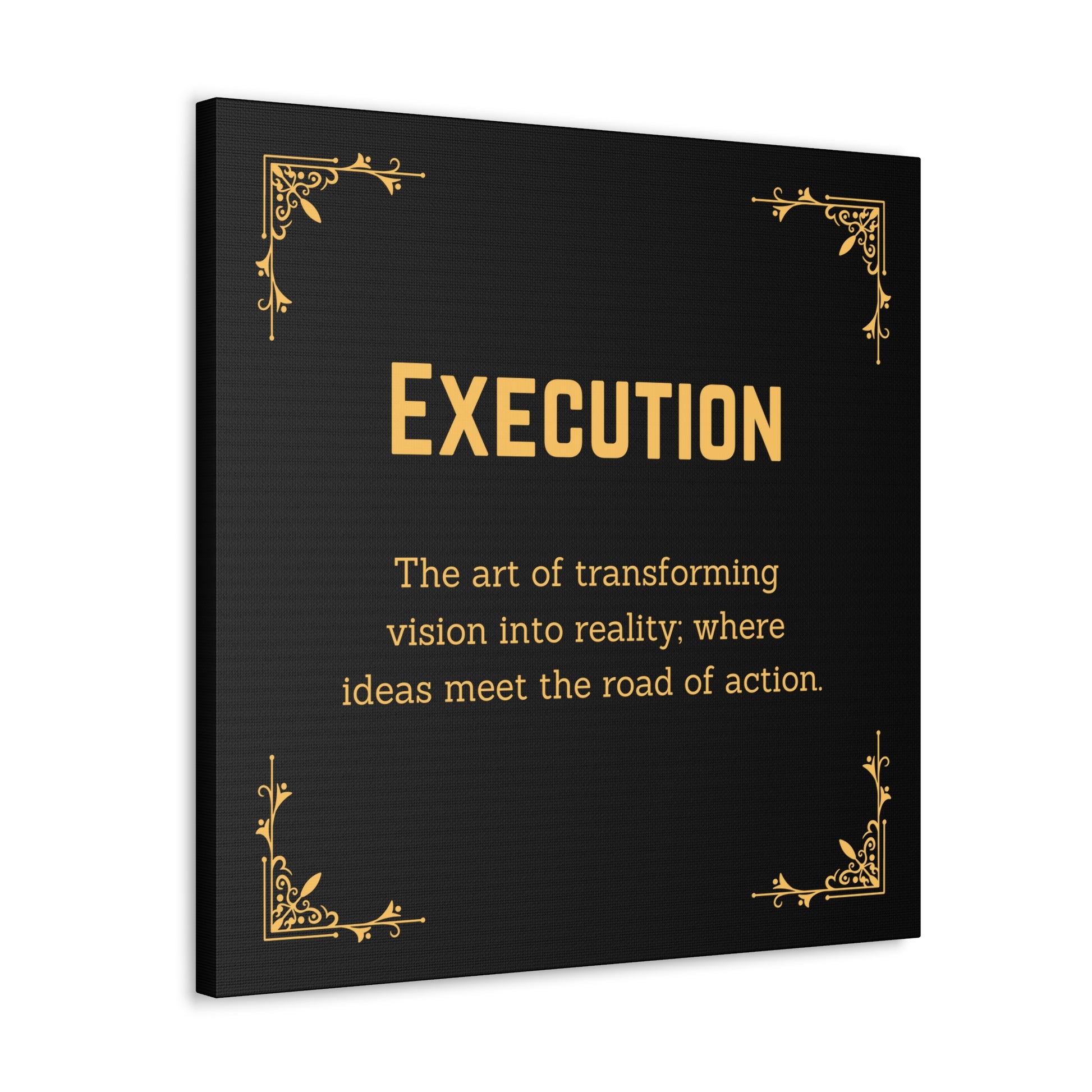 "Execution Motivation" Wall Art - Weave Got Gifts - Unique Gifts You Won’t Find Anywhere Else!