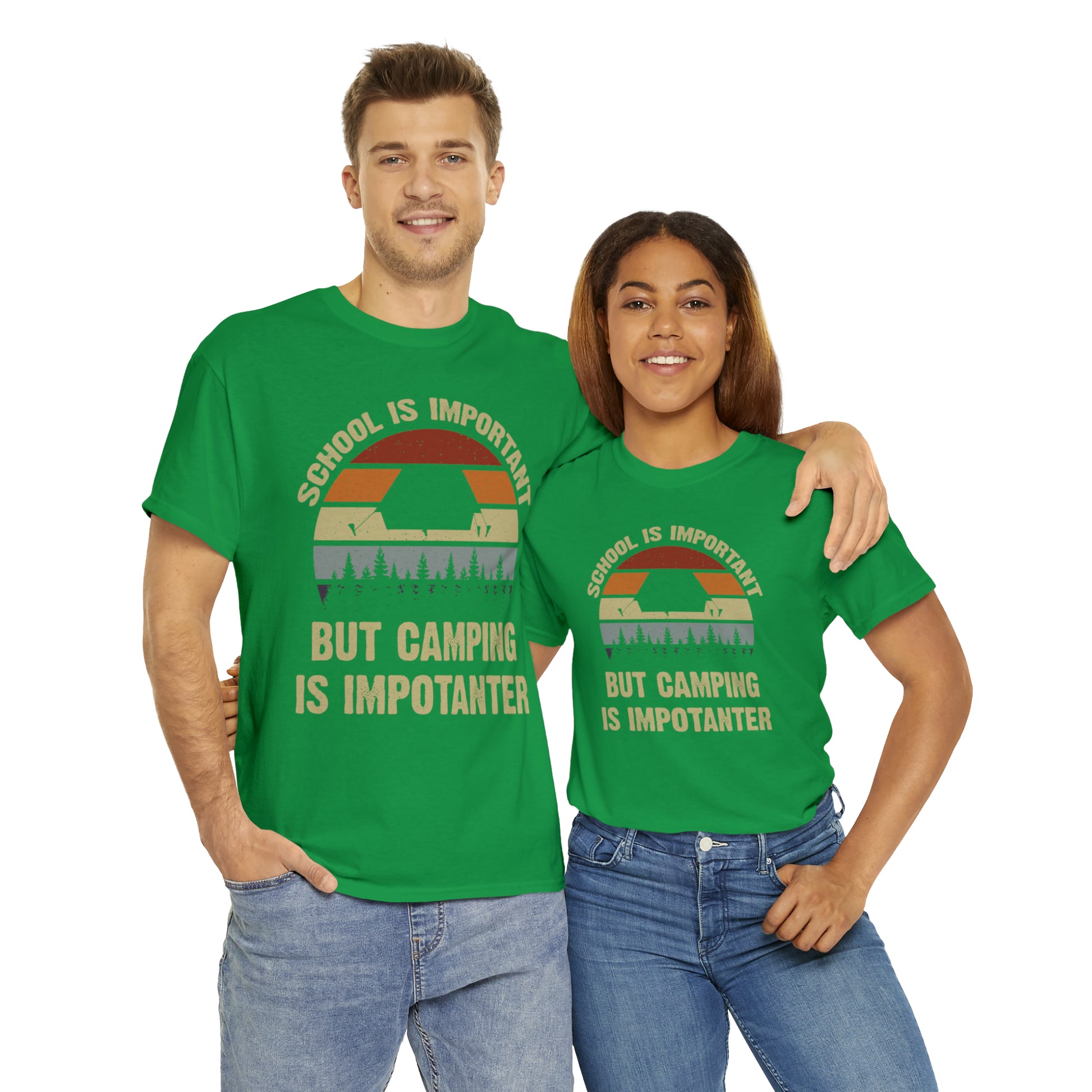 "Camping Is Importanter" T-Shirt - Weave Got Gifts - Unique Gifts You Won’t Find Anywhere Else!