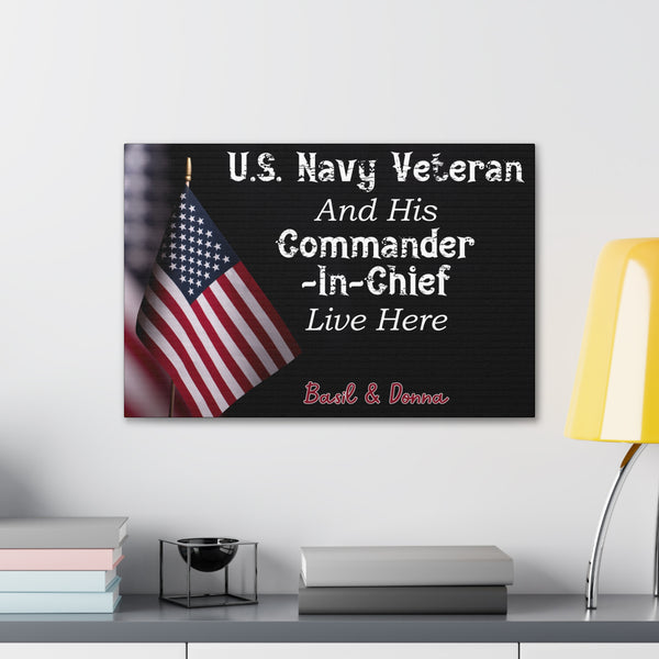 Custom "US Navy Veteran" Wall Art - Weave Got Gifts - Unique Gifts You Won’t Find Anywhere Else!