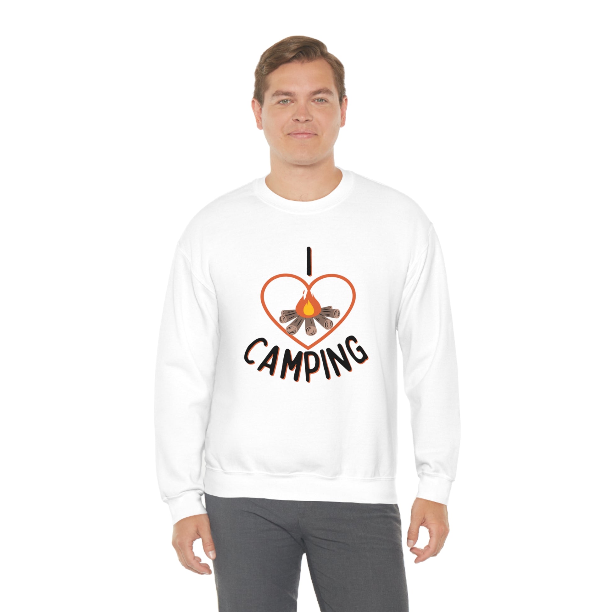 "I Love Camping" Crewneck Sweatshirt - Weave Got Gifts - Unique Gifts You Won’t Find Anywhere Else!