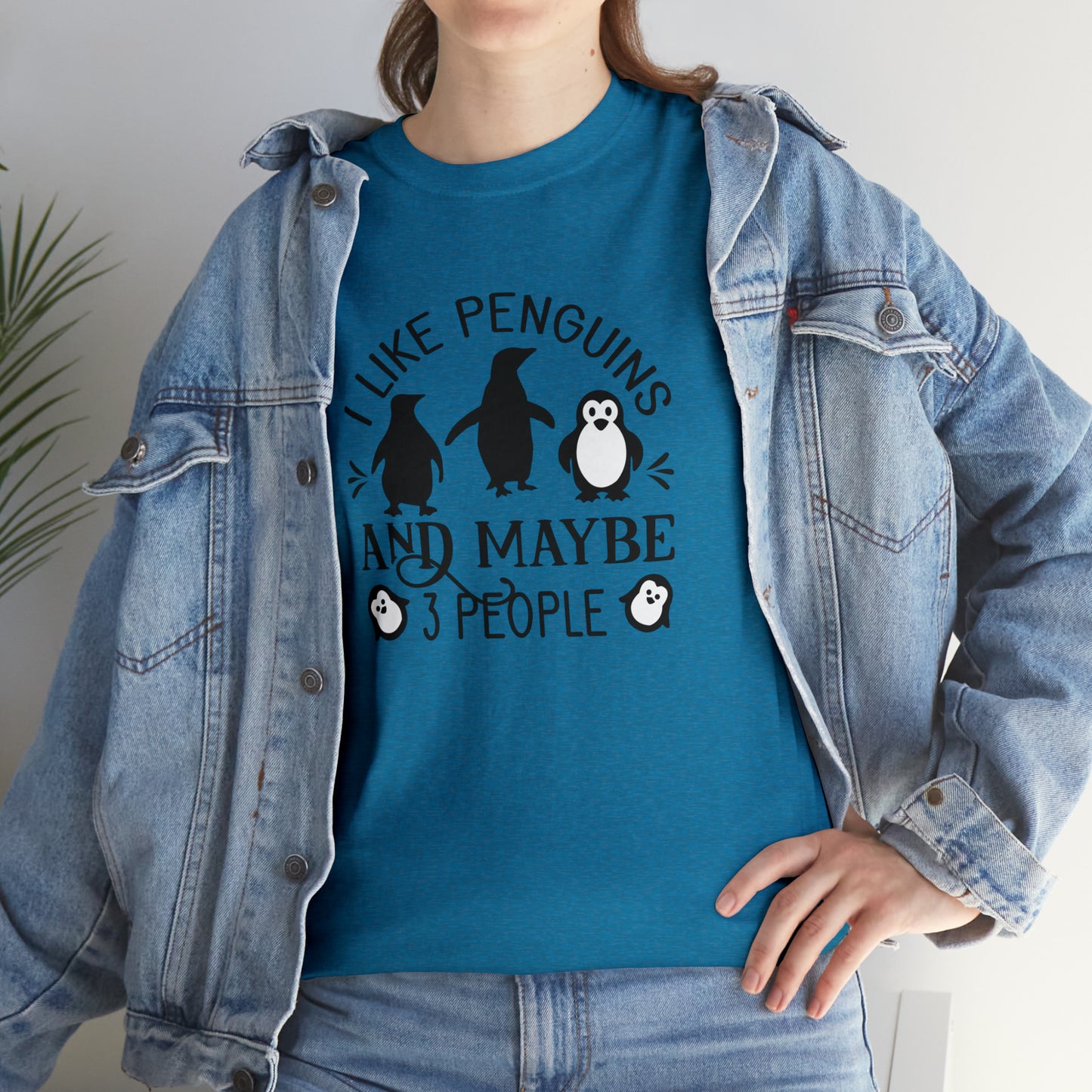 "I Like Penguins & Maybe 3 People" T-Shirt - Weave Got Gifts - Unique Gifts You Won’t Find Anywhere Else!