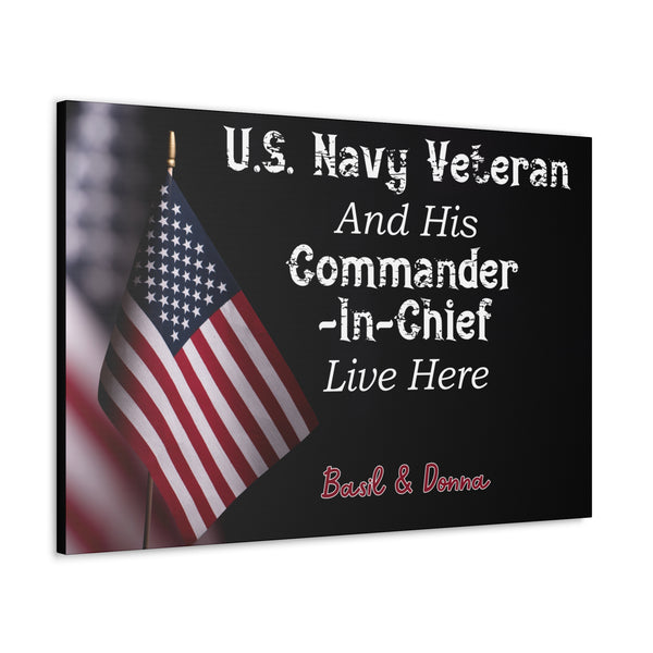 Custom "US Navy Veteran" Wall Art - Weave Got Gifts - Unique Gifts You Won’t Find Anywhere Else!