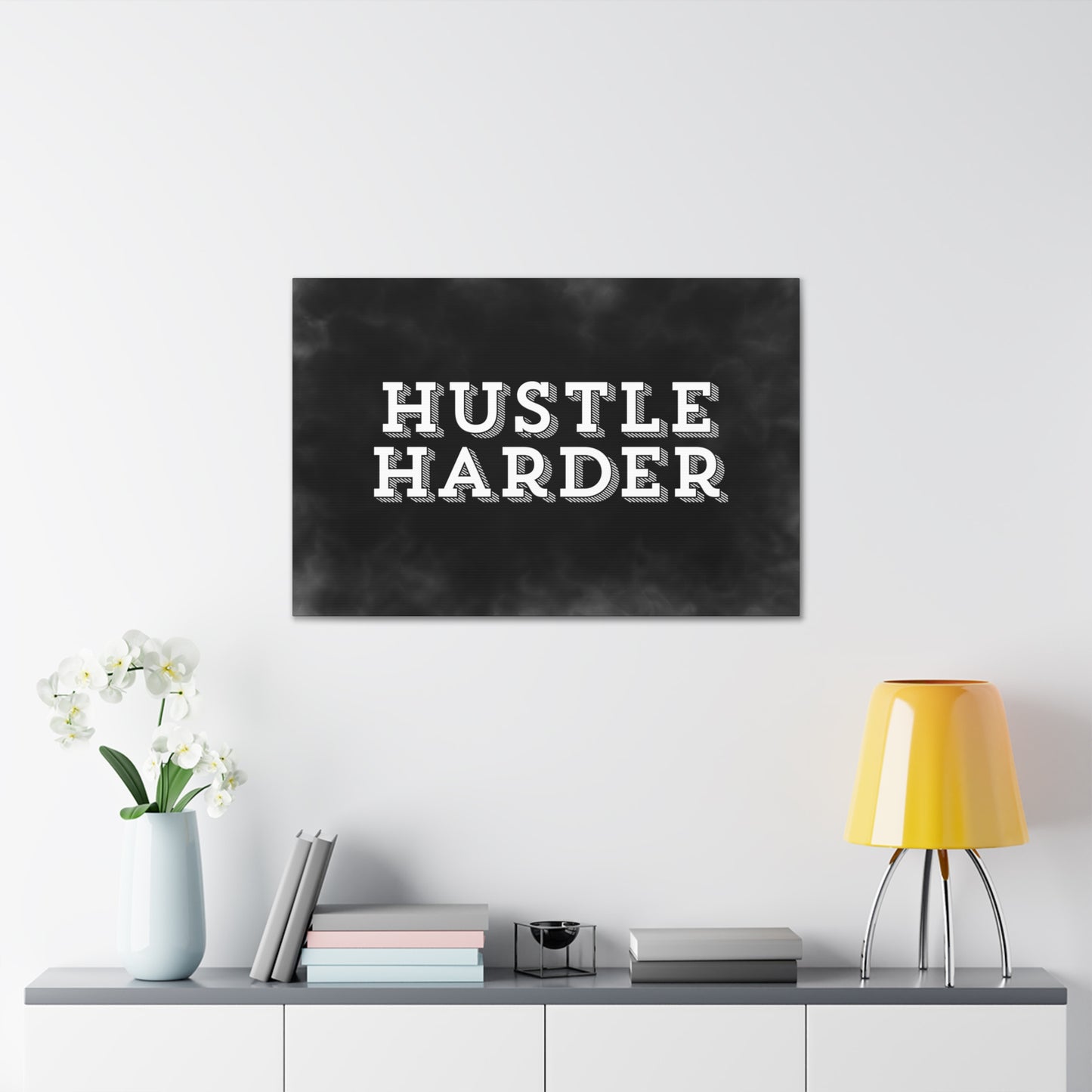 "Hustle Harder" Wall Art - Weave Got Gifts - Unique Gifts You Won’t Find Anywhere Else!