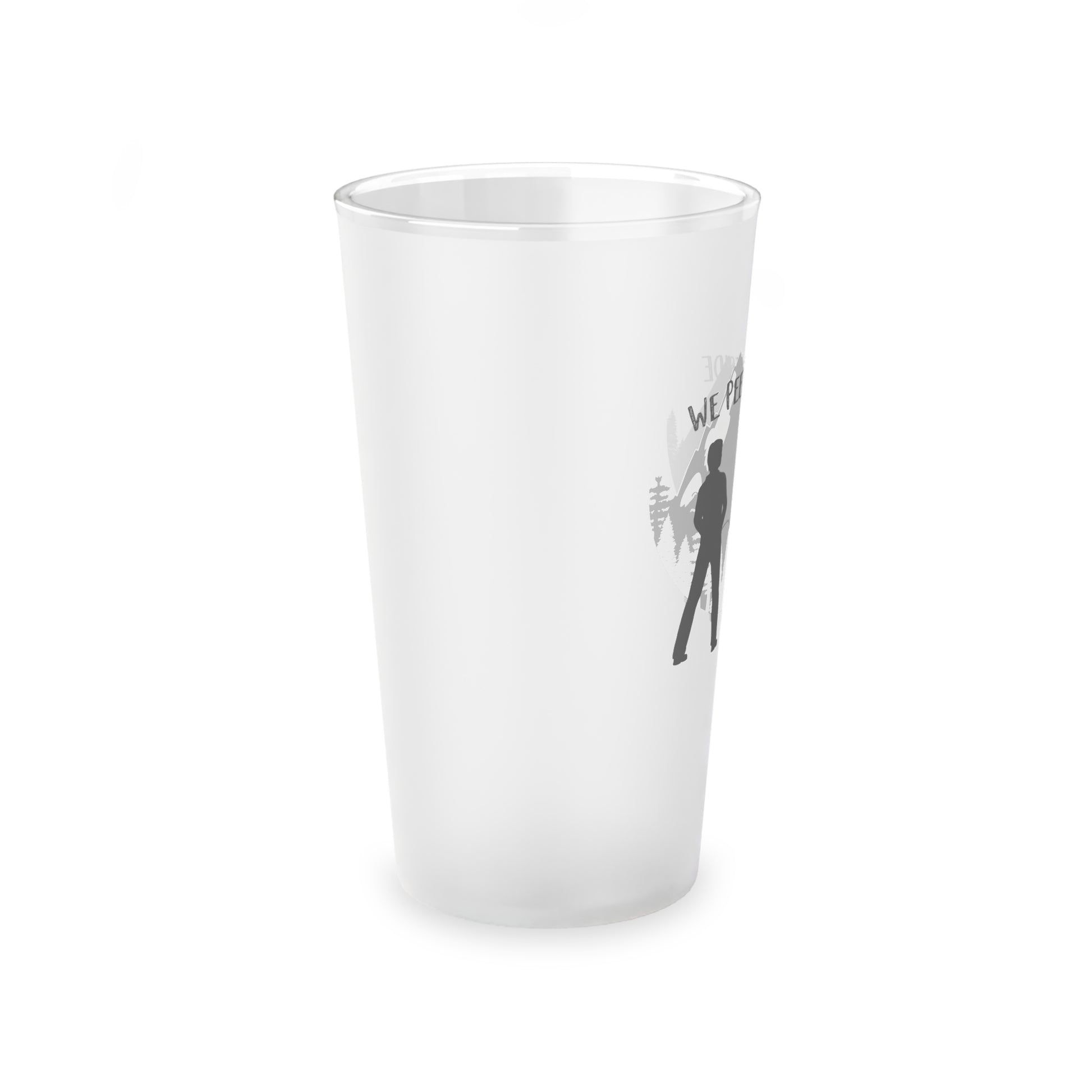 "We Pee Outside" Frosted Pint Glass, 16oz - Weave Got Gifts - Unique Gifts You Won’t Find Anywhere Else!