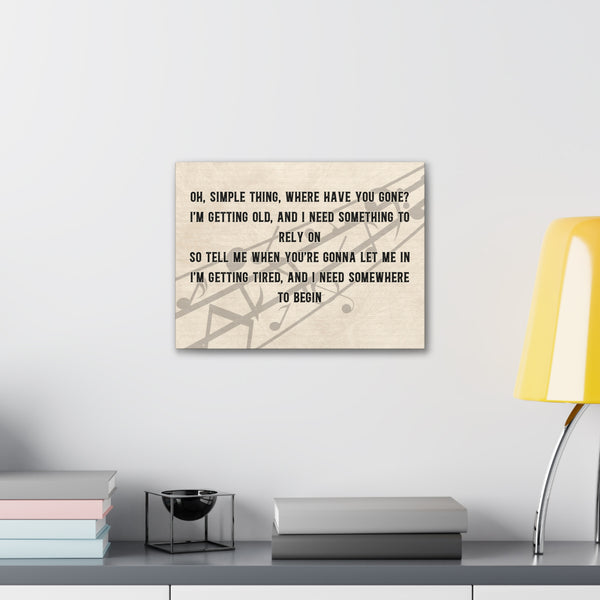 "Custom Song Lyrics" Wall Art - Weave Got Gifts - Unique Gifts You Won’t Find Anywhere Else!