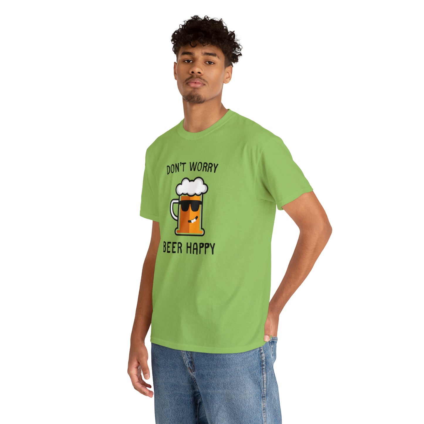 "Don't Worry, Beer Happy" T-Shirt - Weave Got Gifts - Unique Gifts You Won’t Find Anywhere Else!