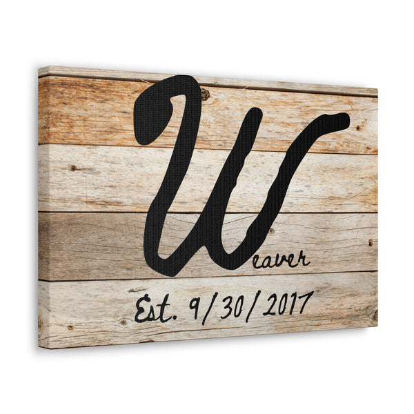 "Rustic Farmhouse Last Name" Custom Wall Art - Weave Got Gifts - Unique Gifts You Won’t Find Anywhere Else!