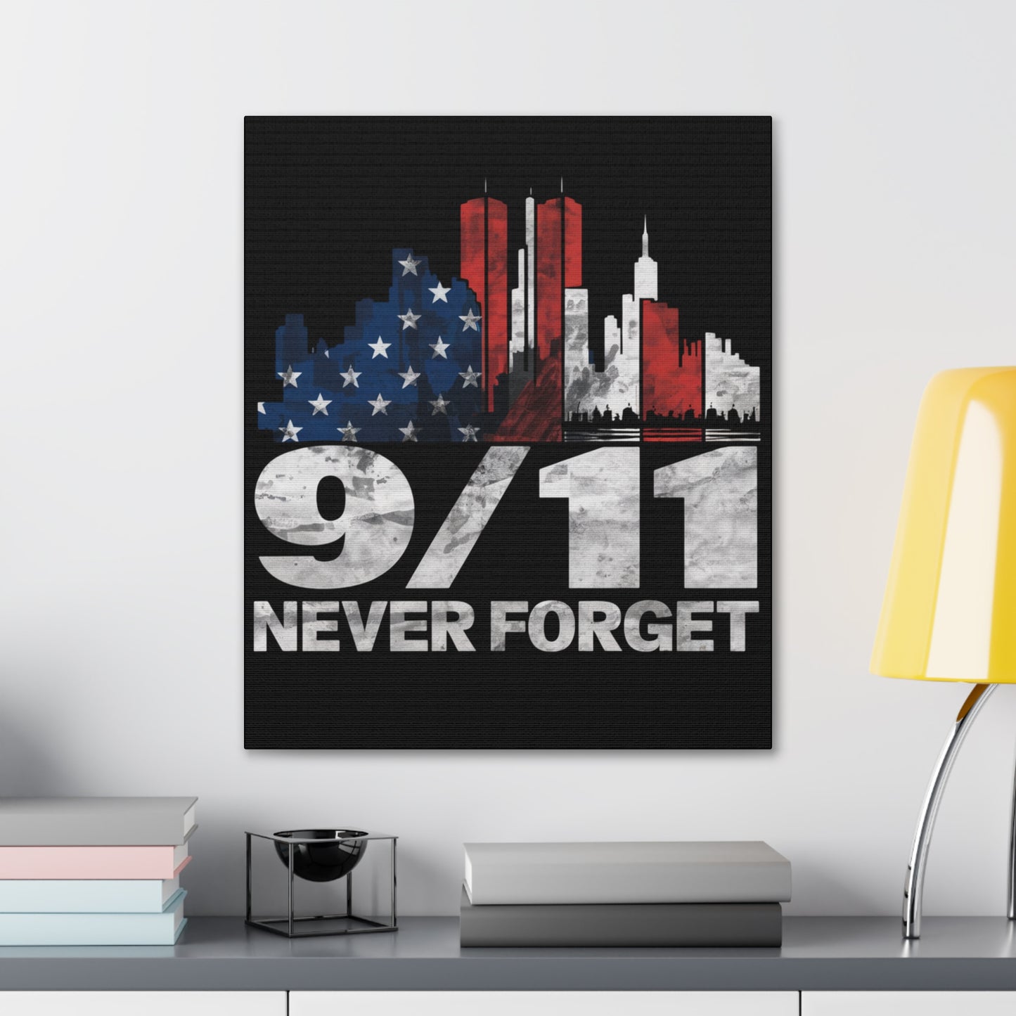 Never Forget 9/11: Canvas Wall Art