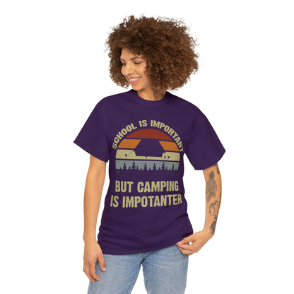 "Camping Is Importanter" T-Shirt - Weave Got Gifts - Unique Gifts You Won’t Find Anywhere Else!