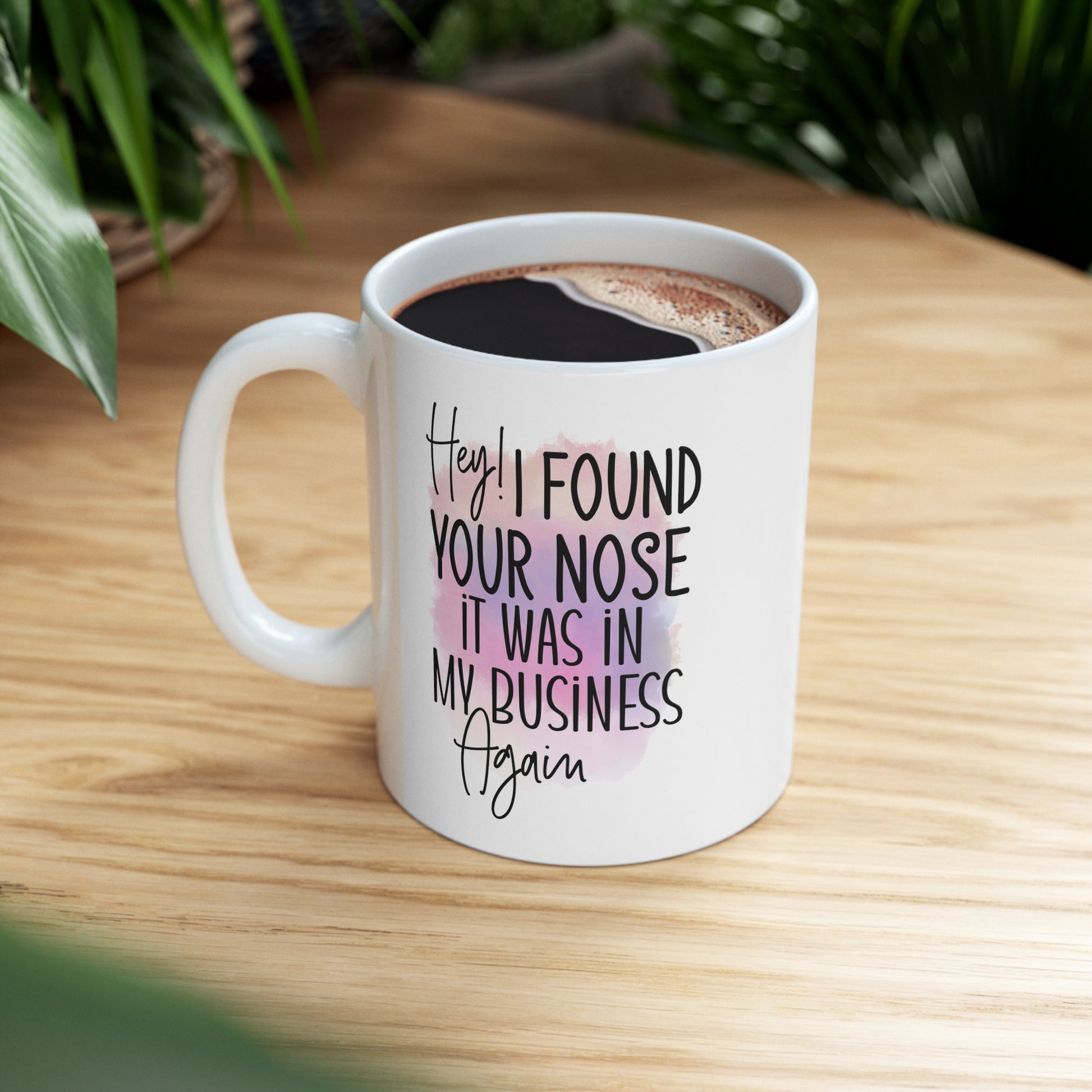 Sassy mom coffee mug with sarcastic message
