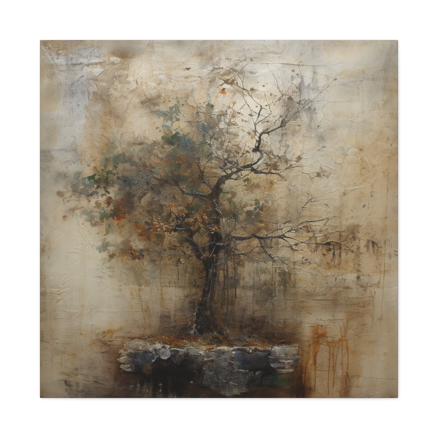 "Wabi Sabi Tree Painting" Wall Art - Weave Got Gifts - Unique Gifts You Won’t Find Anywhere Else!