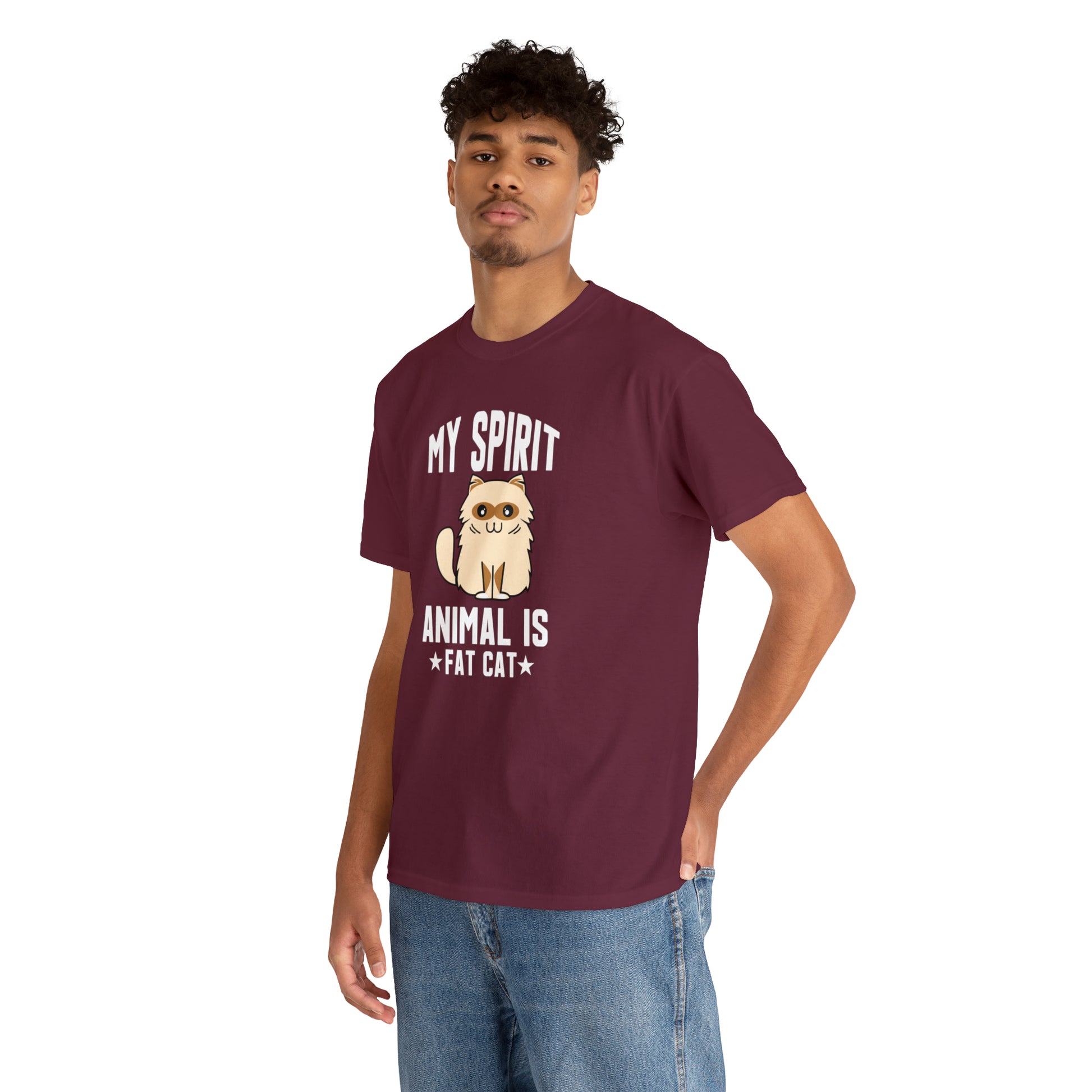 "Fat Cat Spirit Animal" T-Shirt - Weave Got Gifts - Unique Gifts You Won’t Find Anywhere Else!