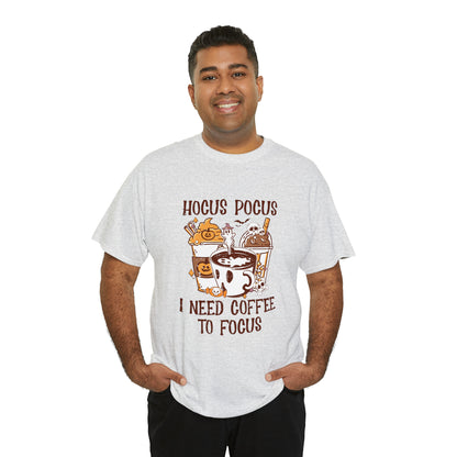 "Hocus Pocus, I Need Coffee To Focus" T-Shirt - Weave Got Gifts - Unique Gifts You Won’t Find Anywhere Else!