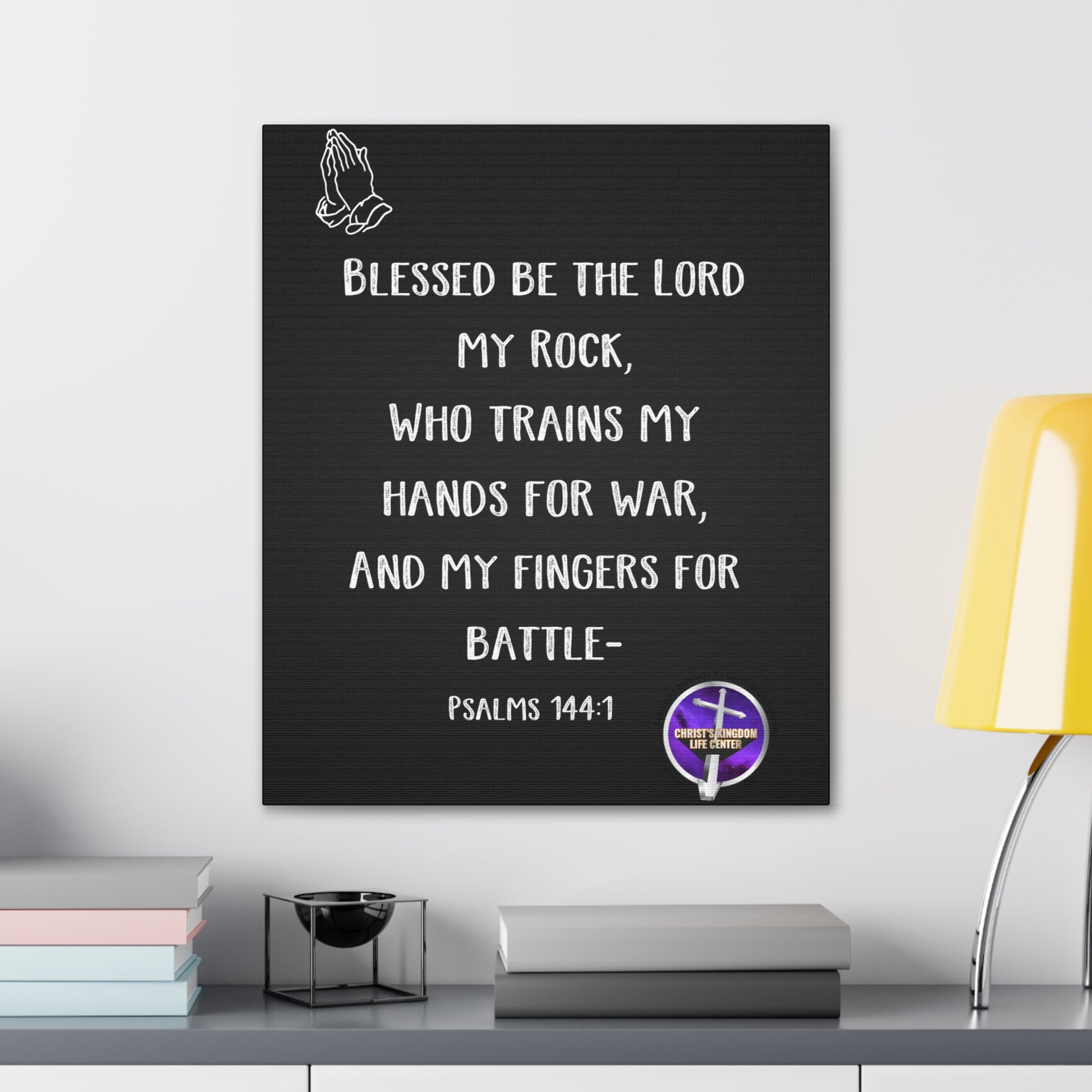 "Blessed Be The Lord" Custom Canvas Sign - Weave Got Gifts - Unique Gifts You Won’t Find Anywhere Else!