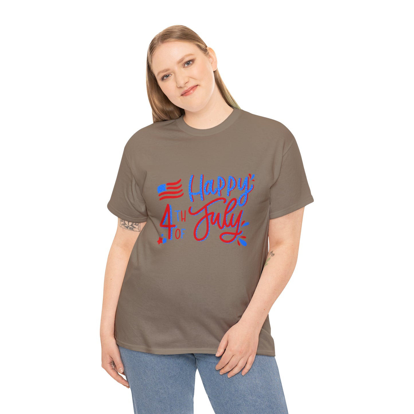 "Happy 4th Of July" T-Shirt - Weave Got Gifts - Unique Gifts You Won’t Find Anywhere Else!