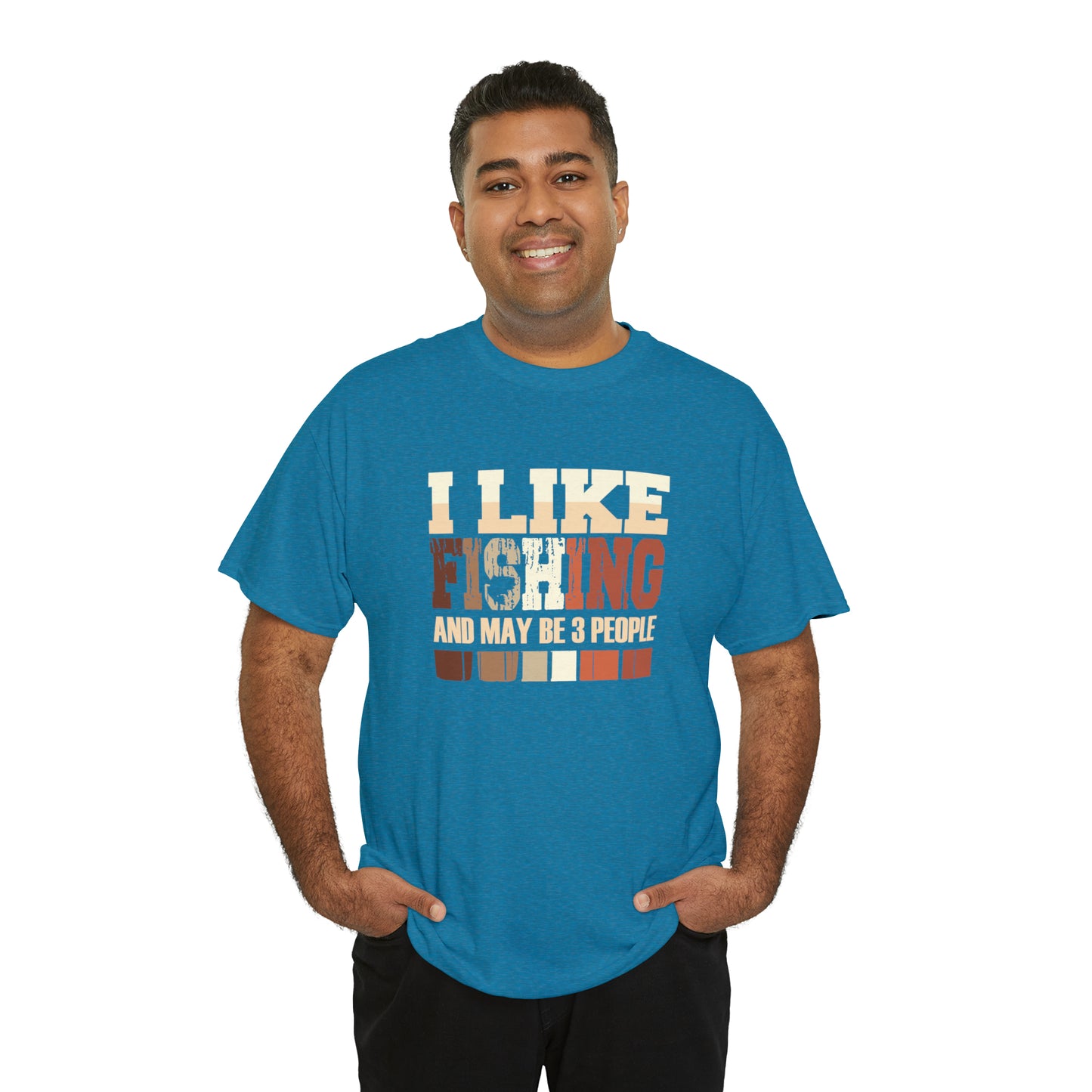 "I Like Fishing & Like 3 People" T-Shirt - Weave Got Gifts - Unique Gifts You Won’t Find Anywhere Else!