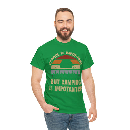 "Camping Is Importanter" T-Shirt - Weave Got Gifts - Unique Gifts You Won’t Find Anywhere Else!