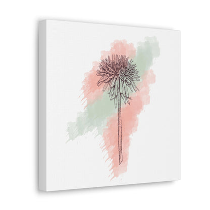 Watercolor flower painting for wall decor
