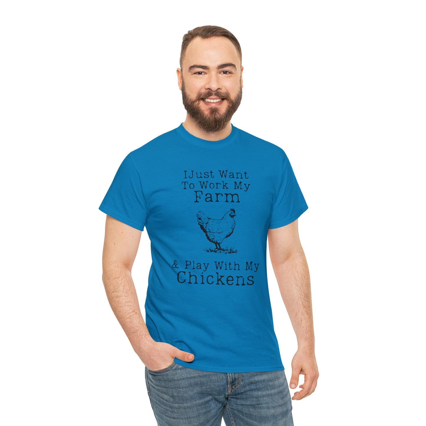 "Farm & Chickens" T-Shirt - Weave Got Gifts - Unique Gifts You Won’t Find Anywhere Else!