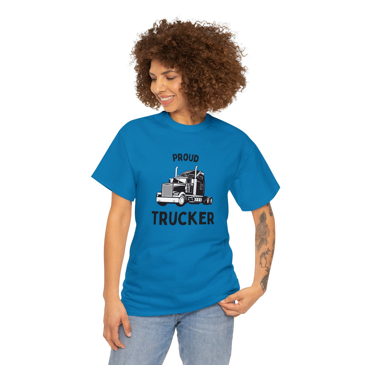 "Proud Trucker" T-Shirt - Weave Got Gifts - Unique Gifts You Won’t Find Anywhere Else!