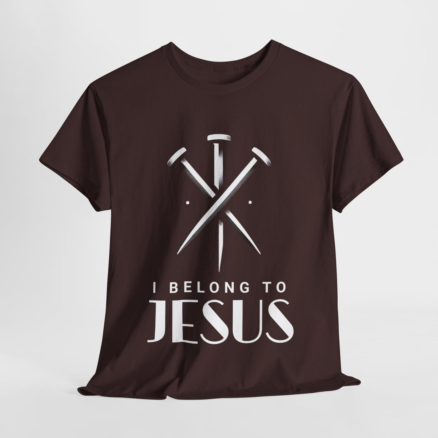 Perfect gift idea for Christians with bold I belong to Jesus design
