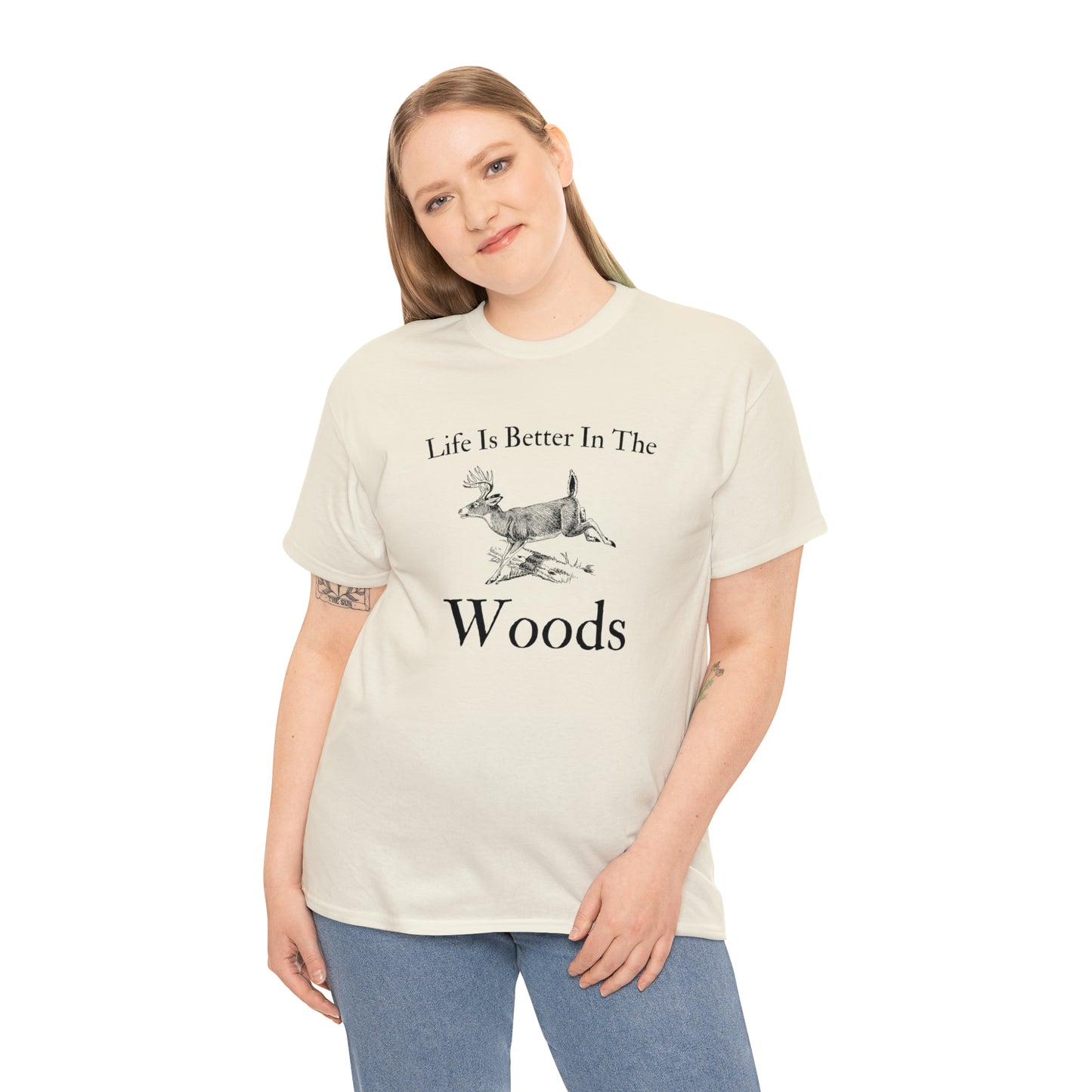 "Life Is Better In The Woods" T-Shirt - Weave Got Gifts - Unique Gifts You Won’t Find Anywhere Else!