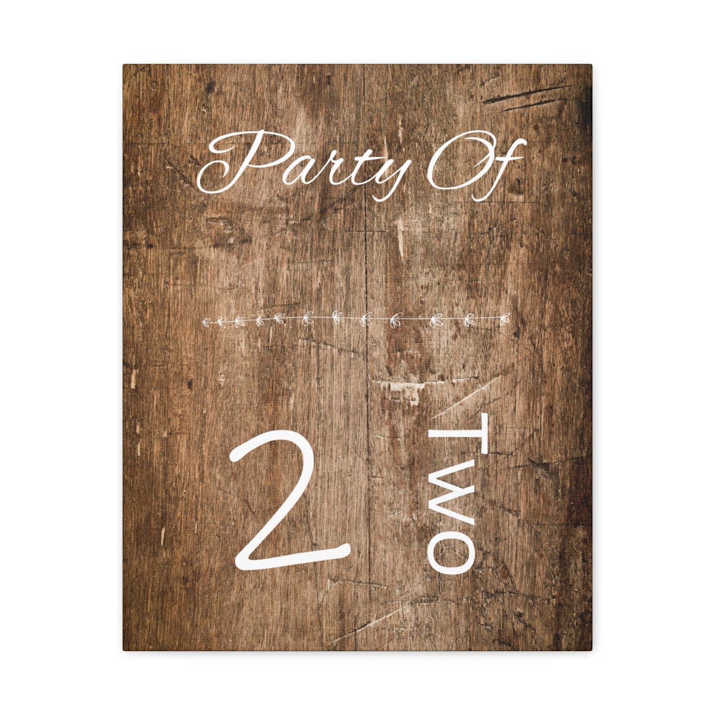 "Party Of 2" Wall Art - Weave Got Gifts - Unique Gifts You Won’t Find Anywhere Else!