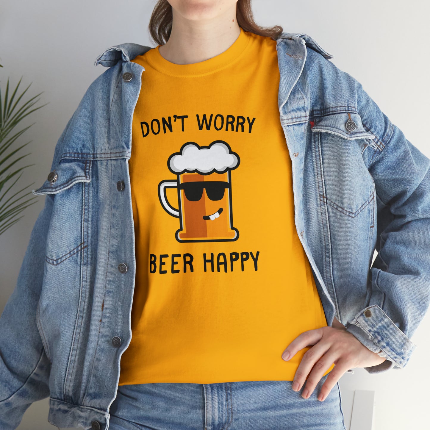 "Don't Worry, Beer Happy" T-Shirt - Weave Got Gifts - Unique Gifts You Won’t Find Anywhere Else!