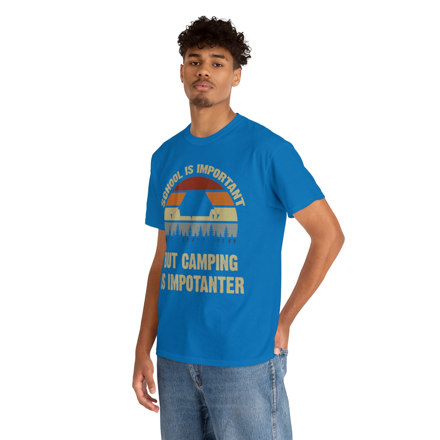 "Camping Is Importanter" T-Shirt - Weave Got Gifts - Unique Gifts You Won’t Find Anywhere Else!