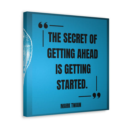 "The Secret To Getting Ahead" Wall Art - Weave Got Gifts - Unique Gifts You Won’t Find Anywhere Else!