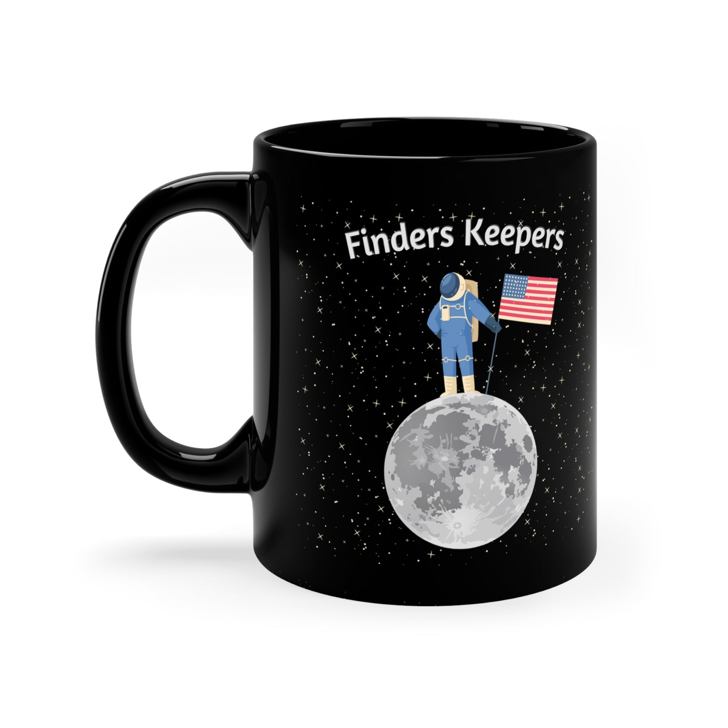 "Finders Keepers" 11oz Black Mug - Weave Got Gifts - Unique Gifts You Won’t Find Anywhere Else!