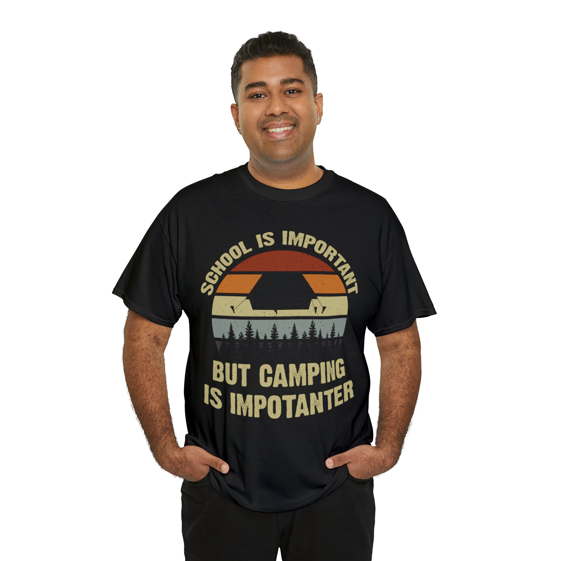 "Camping Is Importanter" T-Shirt - Weave Got Gifts - Unique Gifts You Won’t Find Anywhere Else!