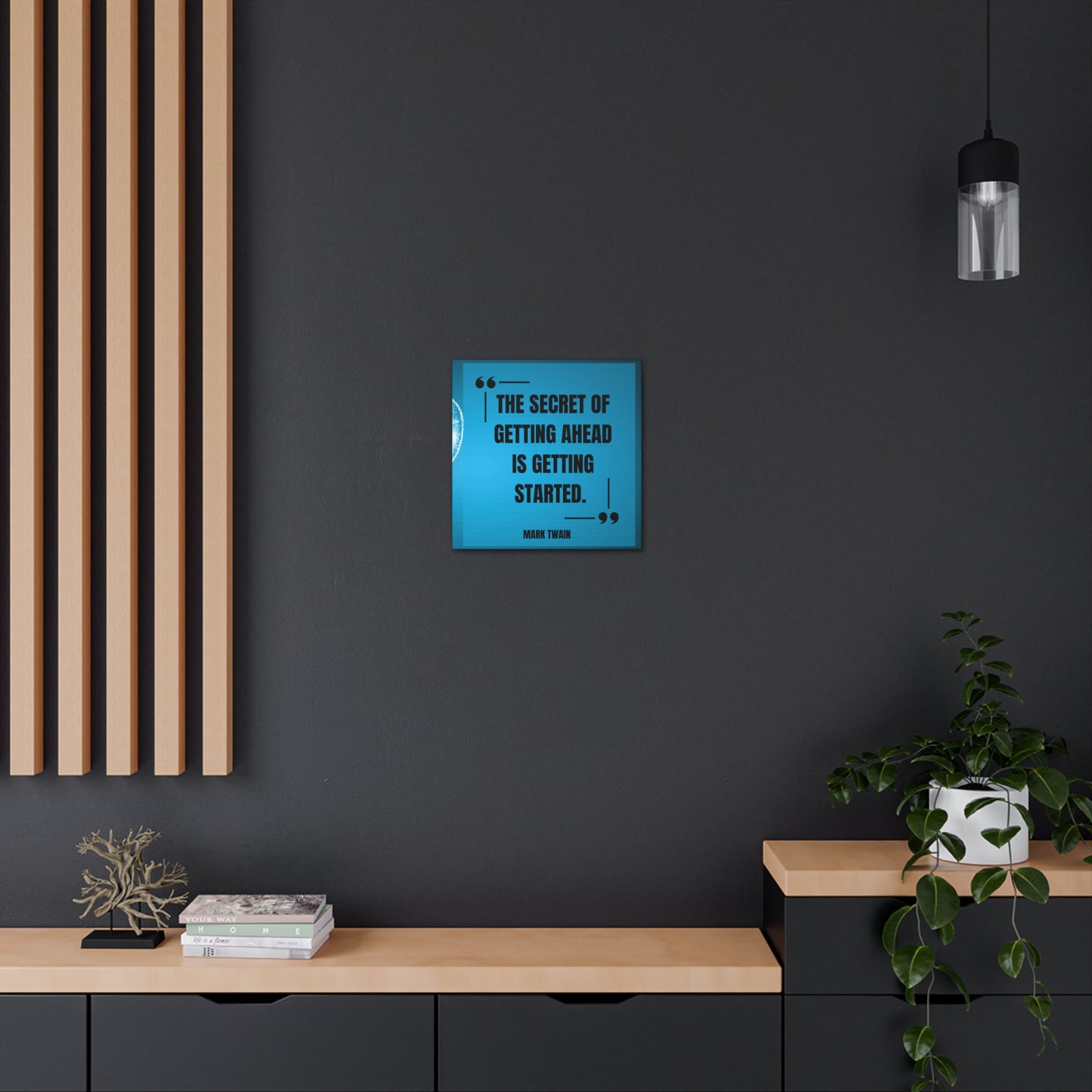 "The Secret To Getting Ahead" Wall Art - Weave Got Gifts - Unique Gifts You Won’t Find Anywhere Else!