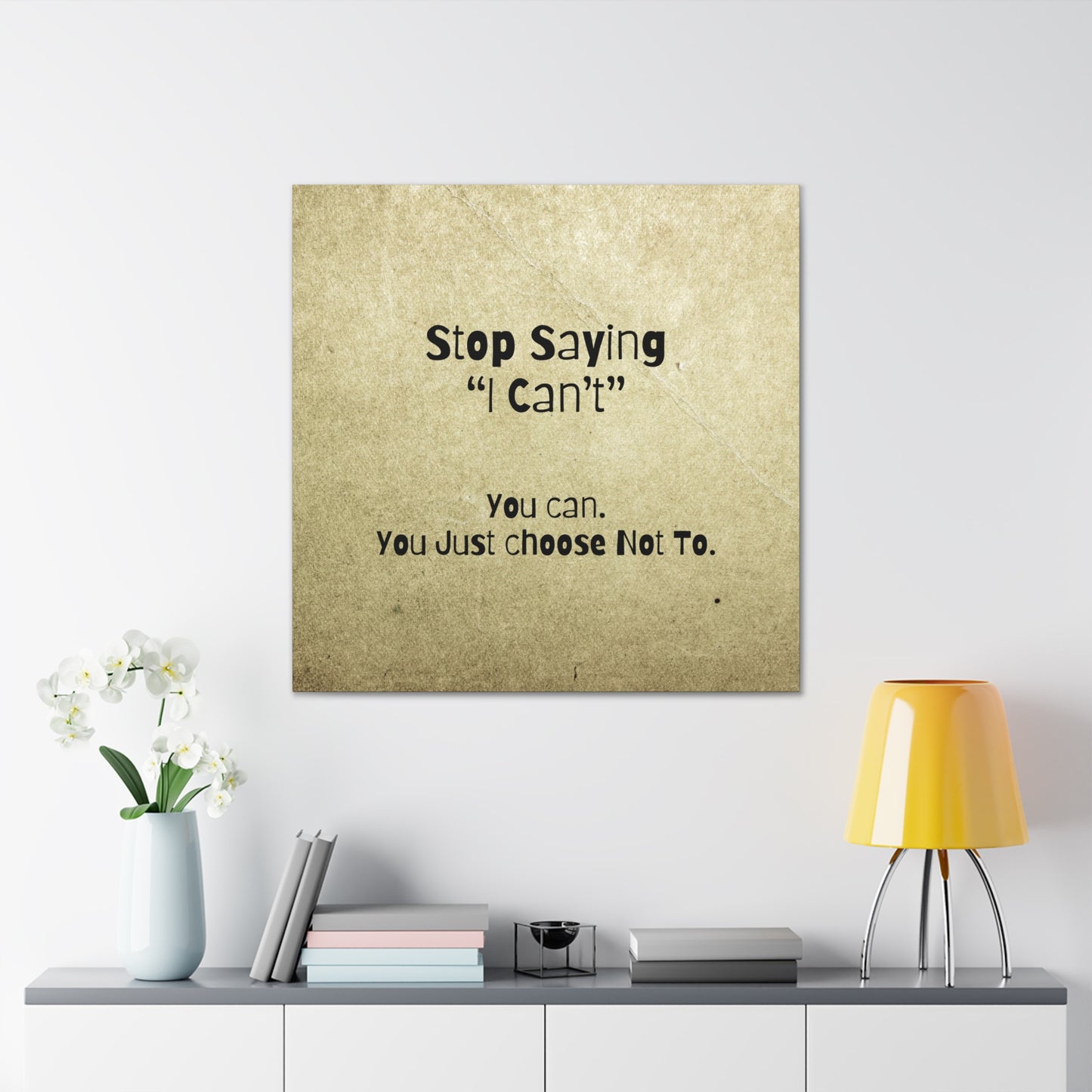 "Stop Saying I Can't" Wall Art - Weave Got Gifts - Unique Gifts You Won’t Find Anywhere Else!