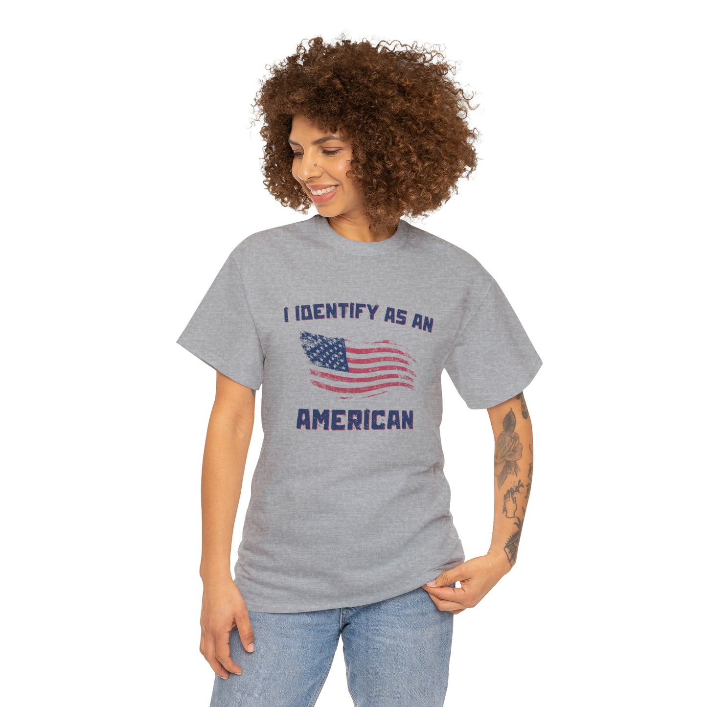 "I Identify As An American" T-Shirt - Weave Got Gifts - Unique Gifts You Won’t Find Anywhere Else!