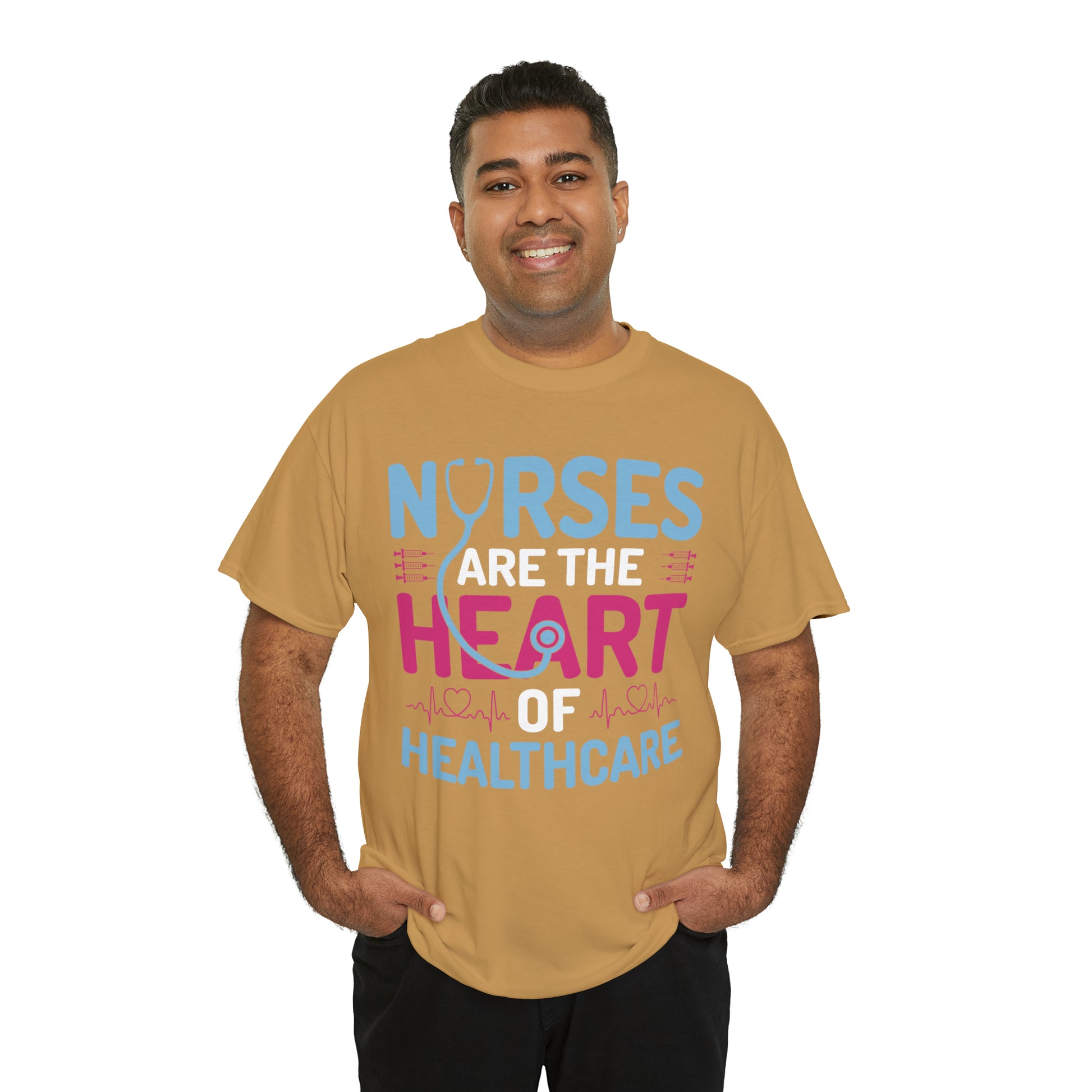 "Nurses Are The Heart Of Healthcare" T-Shirt - Weave Got Gifts - Unique Gifts You Won’t Find Anywhere Else!