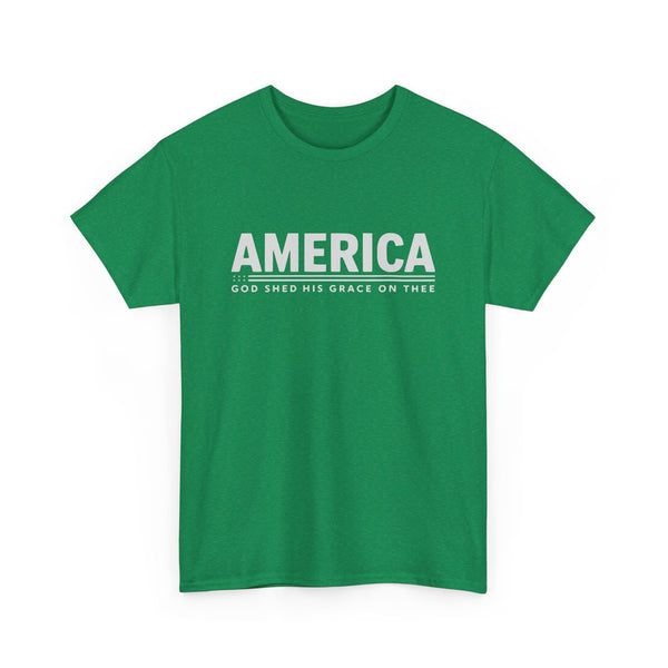 "Comfortable and Durable Patriotic T-Shirt"