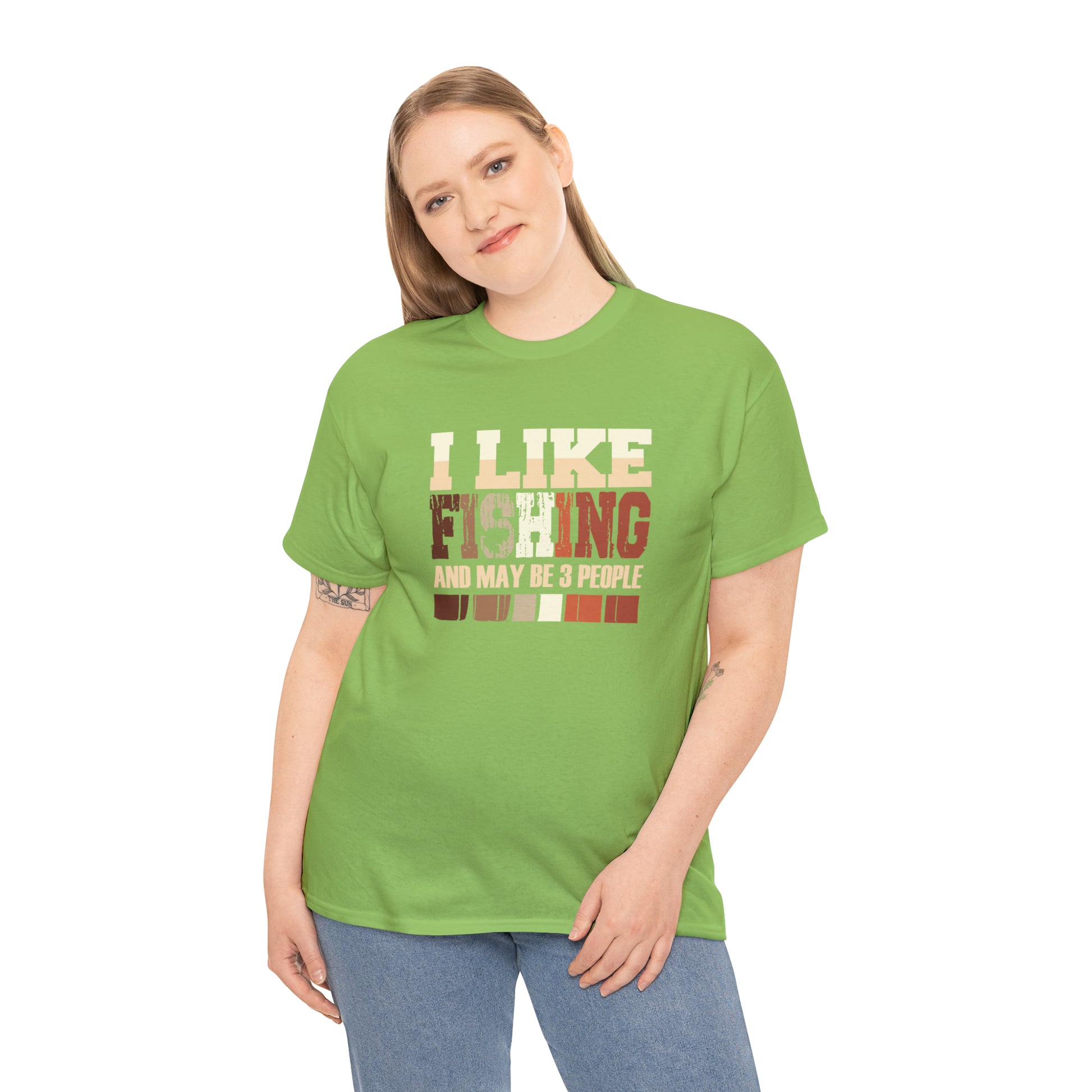 "I Like Fishing & Like 3 People" T-Shirt - Weave Got Gifts - Unique Gifts You Won’t Find Anywhere Else!