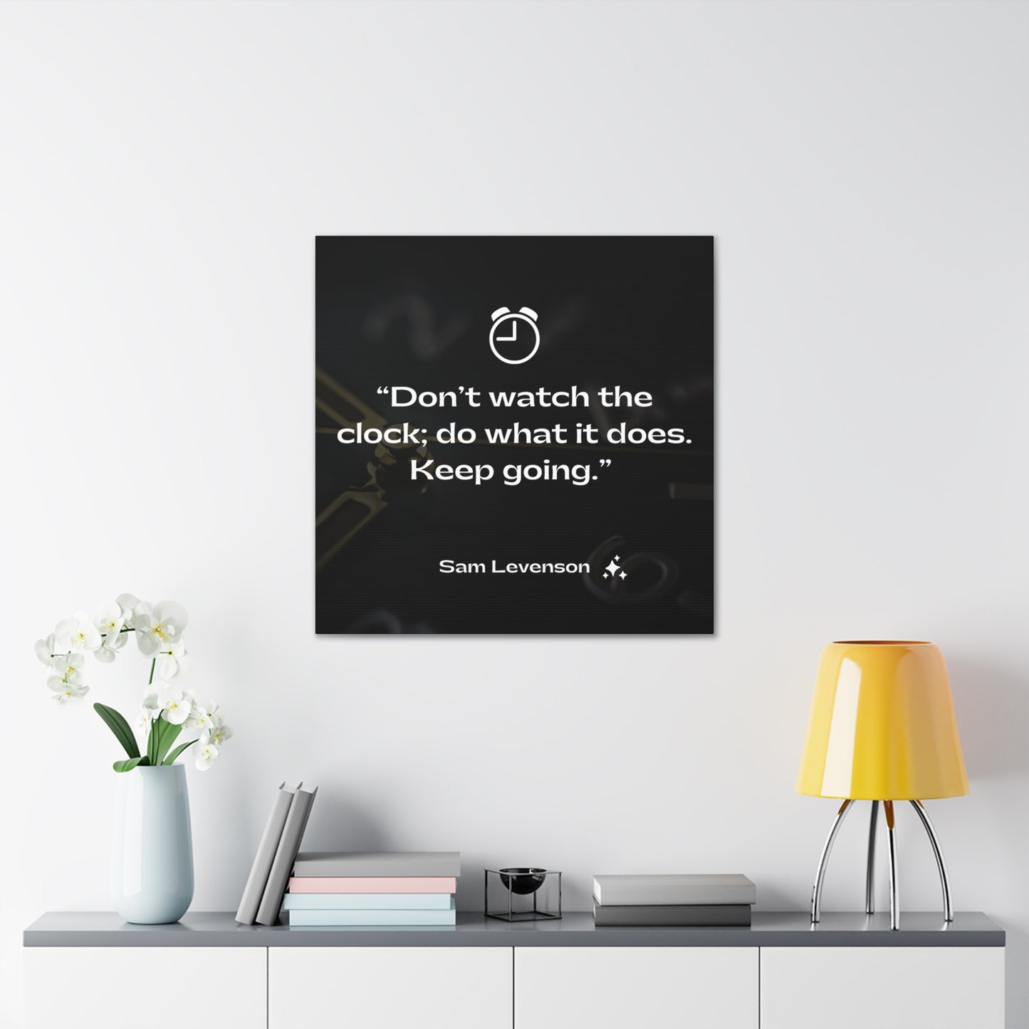 "Don't Watch The Clock, Keep Going" Wall Art - Weave Got Gifts - Unique Gifts You Won’t Find Anywhere Else!